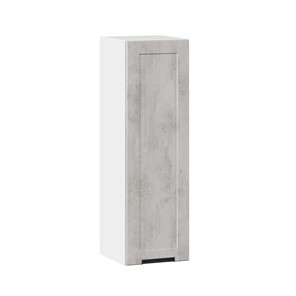 Кухонный шкаф 300 высокий Джамис ЛД 296.410.000.024, Белый/Белый камень в Москве