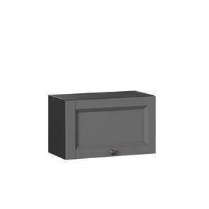Шкаф навесной Амели-3 600 горизонтальный ЛД 299.710.000.062, Черный/Оникс серый в Подольске