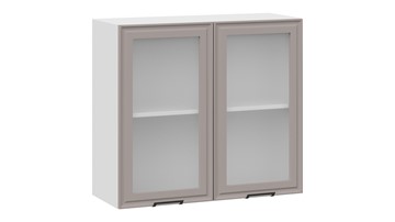 Кухонный шкаф Белладжио 1В8С (Белый, Софт капучино) в Подольске