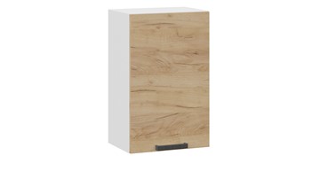 Кухонный навесной шкаф Детройт 1В45 (Белый/Дуб Крафт золотой) в Подольске