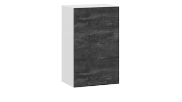 Настенный шкаф Детройт 1В45 (Белый/Угольный Камень) в Химках