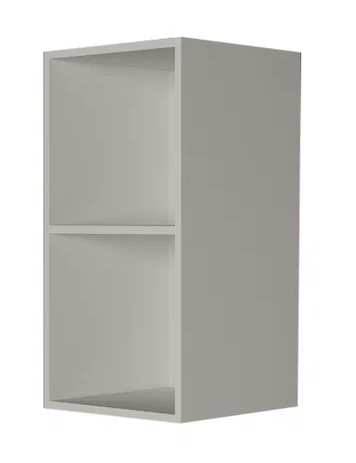 Навесной кухонный шкаф В7 40, Сатин/Белый в Одинцово - изображение 1
