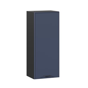 Навесной кухонный шкаф высокий 400 Индиго ЛД 298.420.000.151, Чёрный/Тёмно-синий в Химках