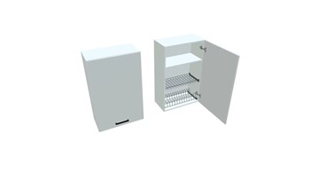 Кухонный шкаф ВС9 60, Белое гладкое Ламарти/Белый в Подольске