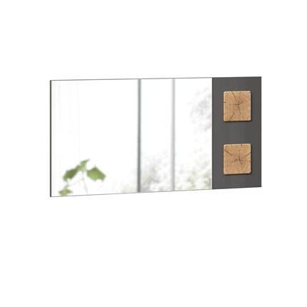 Зеркало горизонтальное Фиджи, 659420, антрацит в Серпухове - изображение