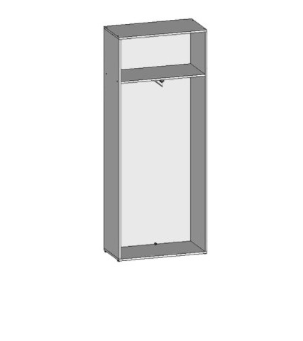Шкаф для одежды НШ-5г, Серый в Москве - изображение 1