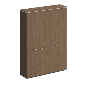 Шкаф комбинированный Velar, дуб табачный, (для документов закрытый+для одежды узкий) (154х41х212) ВЛ 358-1 в Подольске