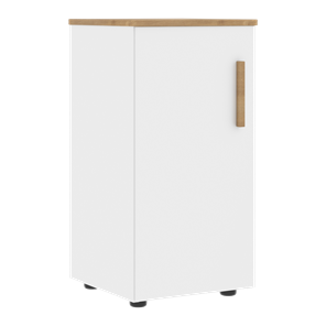 Низкий шкаф колонна с глухой дверью левой FORTA Белый-Дуб Гамильтон FLC 40.1 (L) (399х404х801) в Химках