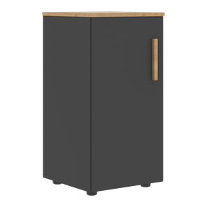 Низкий шкаф колонна с левой дверью FORTA Графит-Дуб Гамильтон  FLC 40.1 (L) (399х404х801) в Москве