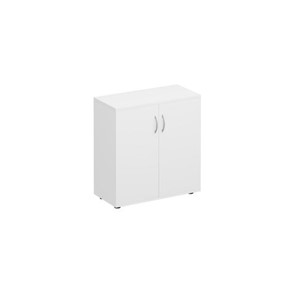 Шкаф для документов низкий закрытый Комфорт КФ, белый премиум (80x38x84 К.309 БП в Химках