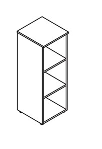Шкаф колонна MORRIS Дуб Базель/Венге Магия MMC 42.2 (429х423х1188) в Подольске - предосмотр 1