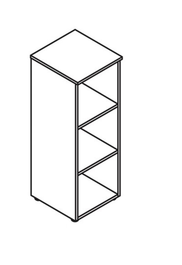 Шкаф колонна MORRIS Дуб Базель/Венге Магия MMC 42.2 (429х423х1188) в Подольске - изображение 1