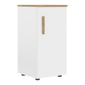 Низкий шкаф колонна с правой дверью FORTA Белый-Дуб Гамильтон FLC 40.1 (R) (399х404х801) в Серпухове