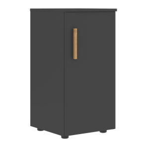 Низкий шкаф колонна с правой дверью FORTA Черный Графит FLC 40.1 (R) (399х404х801) в Одинцово