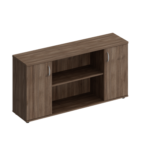 Шкаф комбинированный низкий Комфорт, дуб шамони темный (154x38x75) К.521 в Одинцово