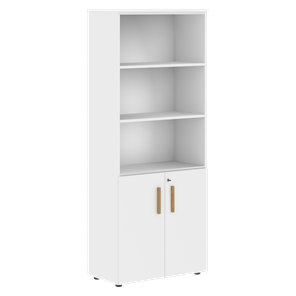 Шкаф с глухими малыми дверьми FORTA Белый FHC 80.5(Z)  (798х404х1965) в Одинцово