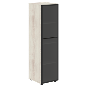 Шкаф узкий средний со стеклянной  глухой дверью (правая/левая) LOFTIS Сосна Эдмонт LMC LMC 40.2(L/R) (400х430х1517) в Одинцово