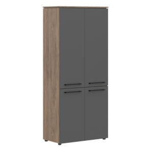 Высокий шкаф MORRIS TREND Антрацит/Кария Пальмира MHC 85.3 (854х423х1956) в Одинцово