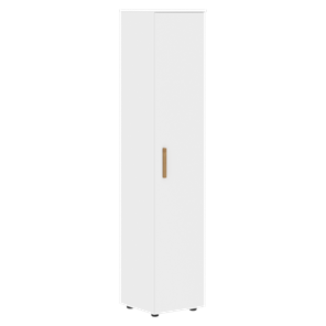 Высокий шкаф колонна с глухой дверью FORTA Белый FHC 40.1 (L/R) (399х404х1965) в Серпухове
