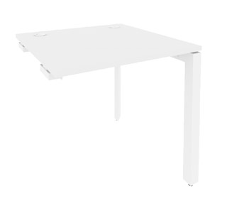 Приставной стол к тумбе O.MP-SPR-0.8 Белый/Белый бриллиант в Одинцово