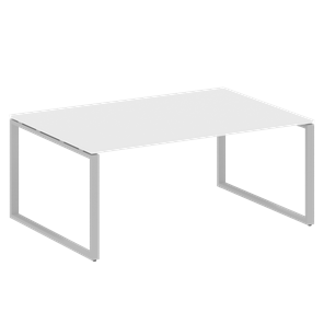 Стол для переговорки БО.ПРГ-1.5 (Серый/Белый) в Подольске