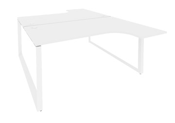 Письменный стол O.MO-D.SA-3 Белый/Белый бриллиант в Одинцово