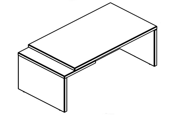 Стол для директора Torr Z, TCT 189L, левый (1800x900x750), венге в Подольске - изображение 1