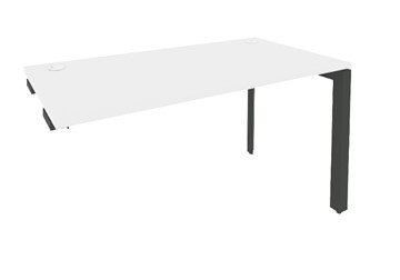 Приставной стол к тумбе O.MP-SPR-3.7 Антрацит/Белый бриллиант в Одинцово