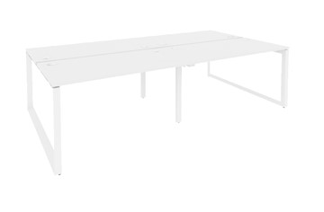 Письменный стол O.MO-D.RS-4.3.7, Белый/Белый бриллиант в Одинцово