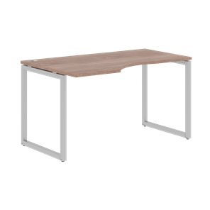 Письменный стол с боковым левым выступом XTEN-Q Дуб-сонома-серебро XQCET 149 (L) (1400х900х750) в Подольске