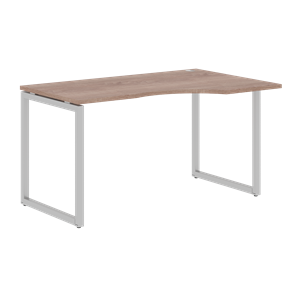 Письменный стол с боковым правым выступом XTEN-Q Дуб-сонома-серебро XQCET 149 (R) (1400х900х750) в Подольске