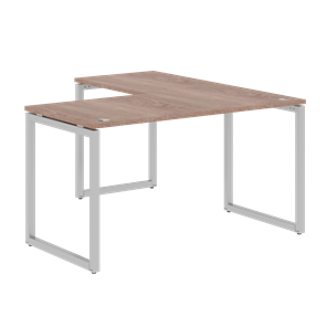 Письменный стол угловой левый XTEN-Q Дуб-сонома- серебро XQCT 1415 (L) (1400х1500х750) в Серпухове