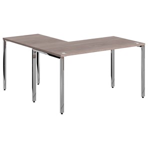 Письменный угловой  стол для персонала правый XTEN GLOSS Дуб Сонома  XGCT 1415.1 (R) (1400х1500х750) в Одинцово