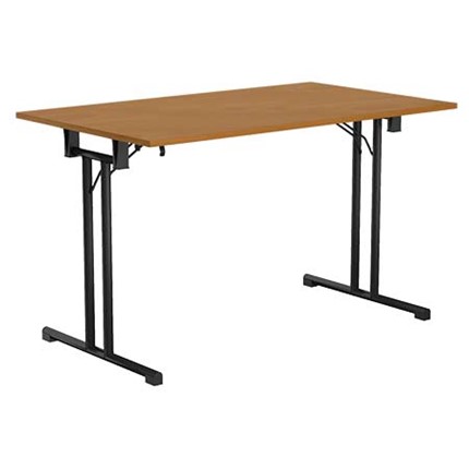 Складной стол на металлокаркасе FT140 black 1380x680x760 в Химках - изображение