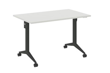 Складной мобильный стол X.M-3.7, Металл антрацит/Белый бриллиант в Химках