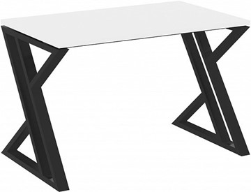 Письменный стол Loft VR.L-SRZ-2.7, Белый Бриллиант/Черный металл в Подольске