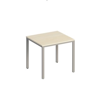 Стол письменный на металлокаркасе Комфорт МП2, белый премиум (84.4x75x75) К 180 в Подольске