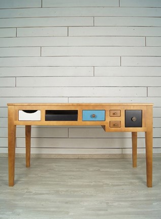 Стол Aquarelle Birch с 6 ящиками (RE-12ETG/4) в Химках - изображение