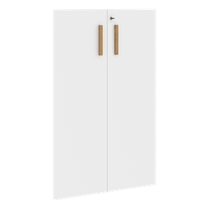 Двери для шкафов средние с замком FORTA Белый FMD 40-2(Z) (794х18х1164) в Подольске
