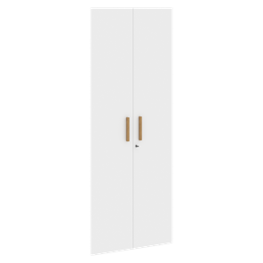 Двери для шкафов высокие с замком FORTA Белый FHD 40-2(Z)  (794х18х1932) в Подольске
