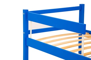 Защитный бортик для детской кровати Skogen синий в Химках