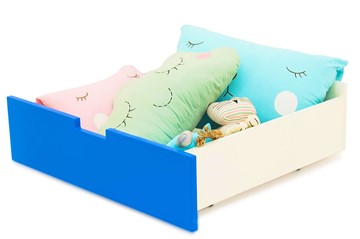 Ящик для кровати Skogen синий в Одинцово