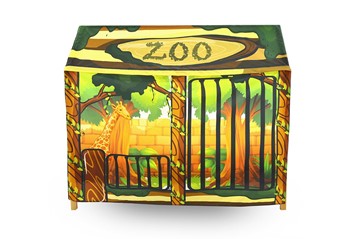 Игровая накидка для кровати-домика Svogen «Зоопарк» в Подольске