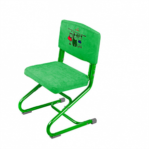 Чехол для стула СУТ 01-01 Зеленый, Замша в Одинцово