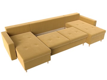 П-образный диван Белфаст, Желтый (Микровельвет) в Подольске - предосмотр 1