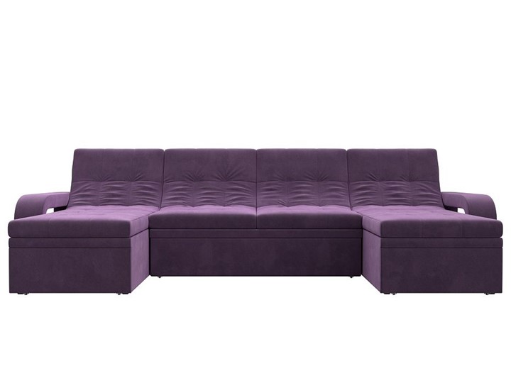 П-образный диван Лига-035 мини, Сиреневый (микровельвет) в Одинцово - изображение 3