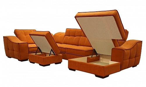 Угловой диван N-11-M (П1+ПС+УС+Д2+Д5+П1) в Одинцово - изображение 2