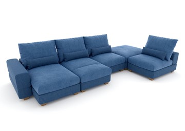 П-образный диван V-10-M П (П1+Д4+Д2+УС+ПС), Memory foam в Химках