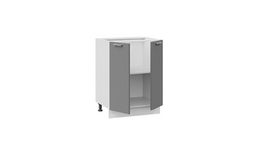 Кухонная тумба Габриэлла 1Н6 (Белый/Титан) в Подольске - предосмотр 1