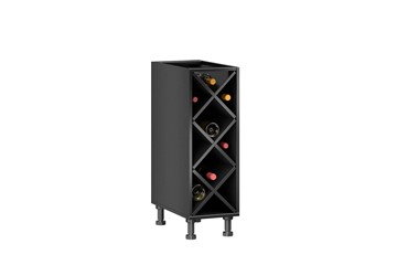 Тумба кухонная винная Мокка ЛД 270.070, цвет черный в Одинцово